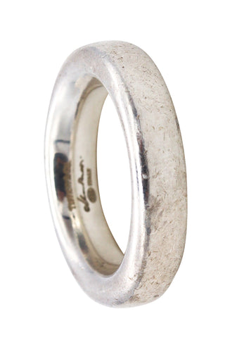 *Tiffany & co 1981 by Elsa Peretti rare thick Doughnut Ring in solid .925 sterling silver