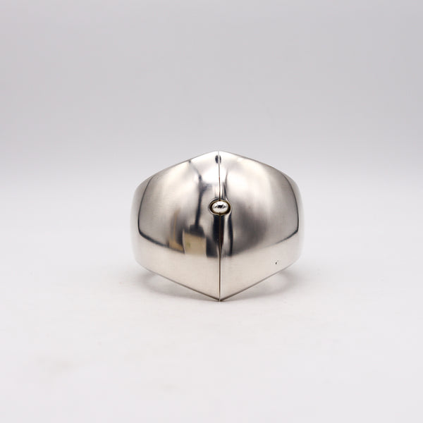 Georg Jensen 1954 By Nanna and Jørgen Ditzel Iconic Bracelet Cuff 107 In 925 Sterling Silver