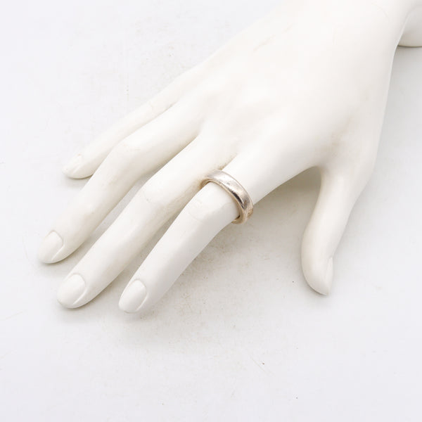 *Tiffany & co 1981 by Elsa Peretti rare thick Doughnut Ring in solid .925 sterling silver