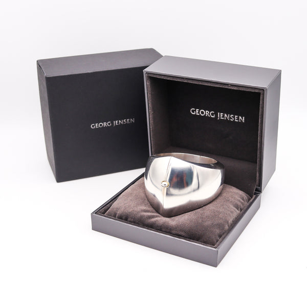 Georg Jensen 1954 By Nanna and Jørgen Ditzel Iconic Bracelet Cuff 107 In 925 Sterling Silver