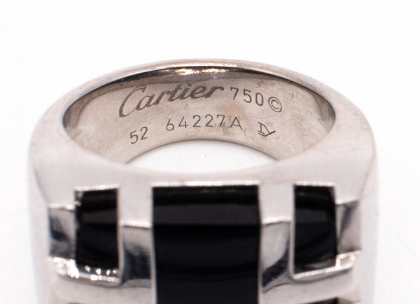 Cartier Paris Le Baiser Du Dragon Ring In 18Kt White Gold With Haws Eye Gem