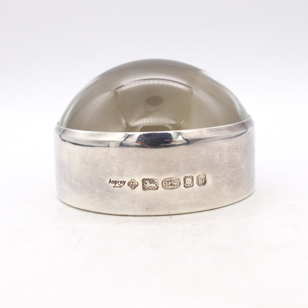 *Asprey London Desk Magnifier glass mounted in .925 Sterling Silver