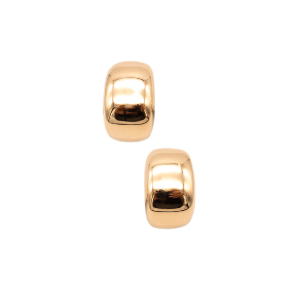 *Cartier Paris modern La nouvelle vague hoops clips-earrings in 18 kt yellow gold with box & paper
