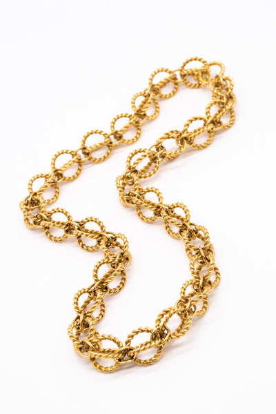 *Tiffany & Co. Jean Schlumberger 18 kt yellow gold rope links necklace