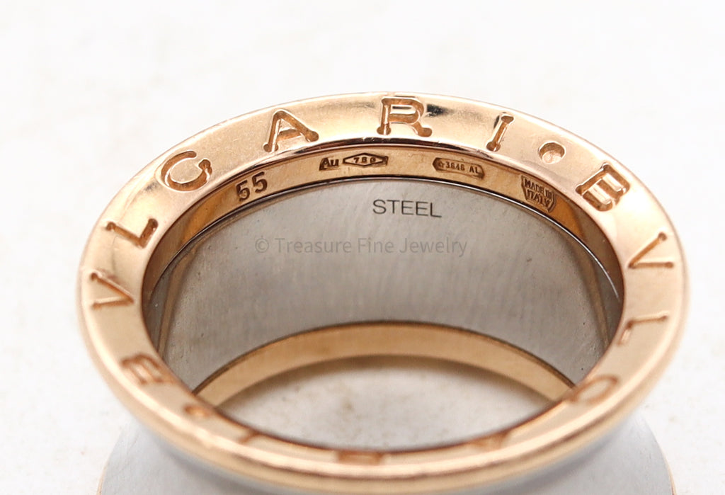 Bvlgari B.Zero1 18 KT Rose Gold Bangle Bracelet