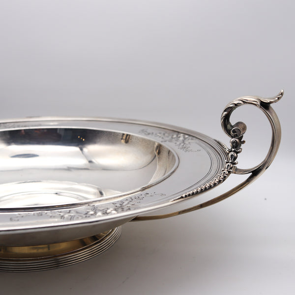 William B. Durgin Co. 1900 Edwardian Neo Classic Center Bowl In .925 Sterling Silver