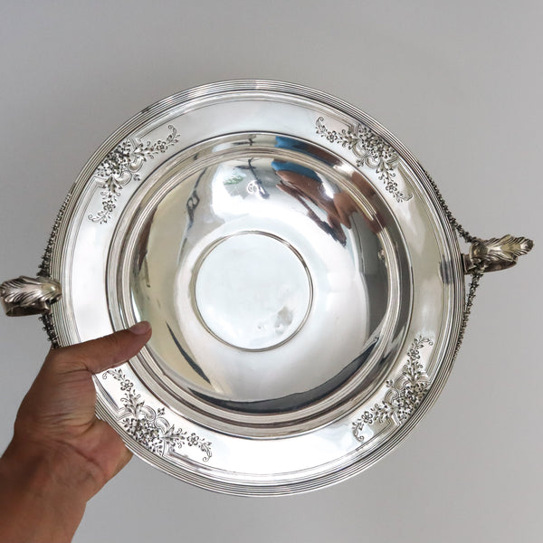 William B. Durgin Co. 1900 Edwardian Neo Classic Center Bowl In .925 Sterling Silver