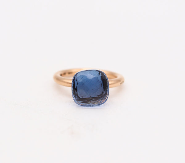 -Pomellato Milan Nudo Ring In 18Kt Yellow Gold With 5.89 Ctw Bluish Iolite