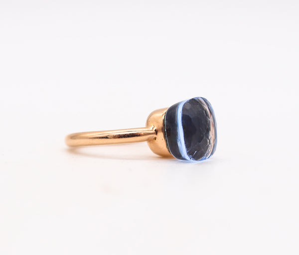 -Pomellato Milan Nudo Ring In 18Kt Yellow Gold With 5.89 Ctw Bluish Iolite