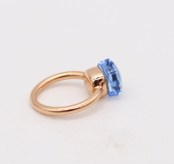 -Pomellato Milan Nudo Ring In 18Kt Yellow Gold With 5.89 Ctw Bluish Iolite