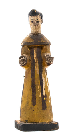 PUERTO RICO 1930 CABAN, SANTO FIGURE IN CARVED WOOD WITH POLYCHROMED PAINT