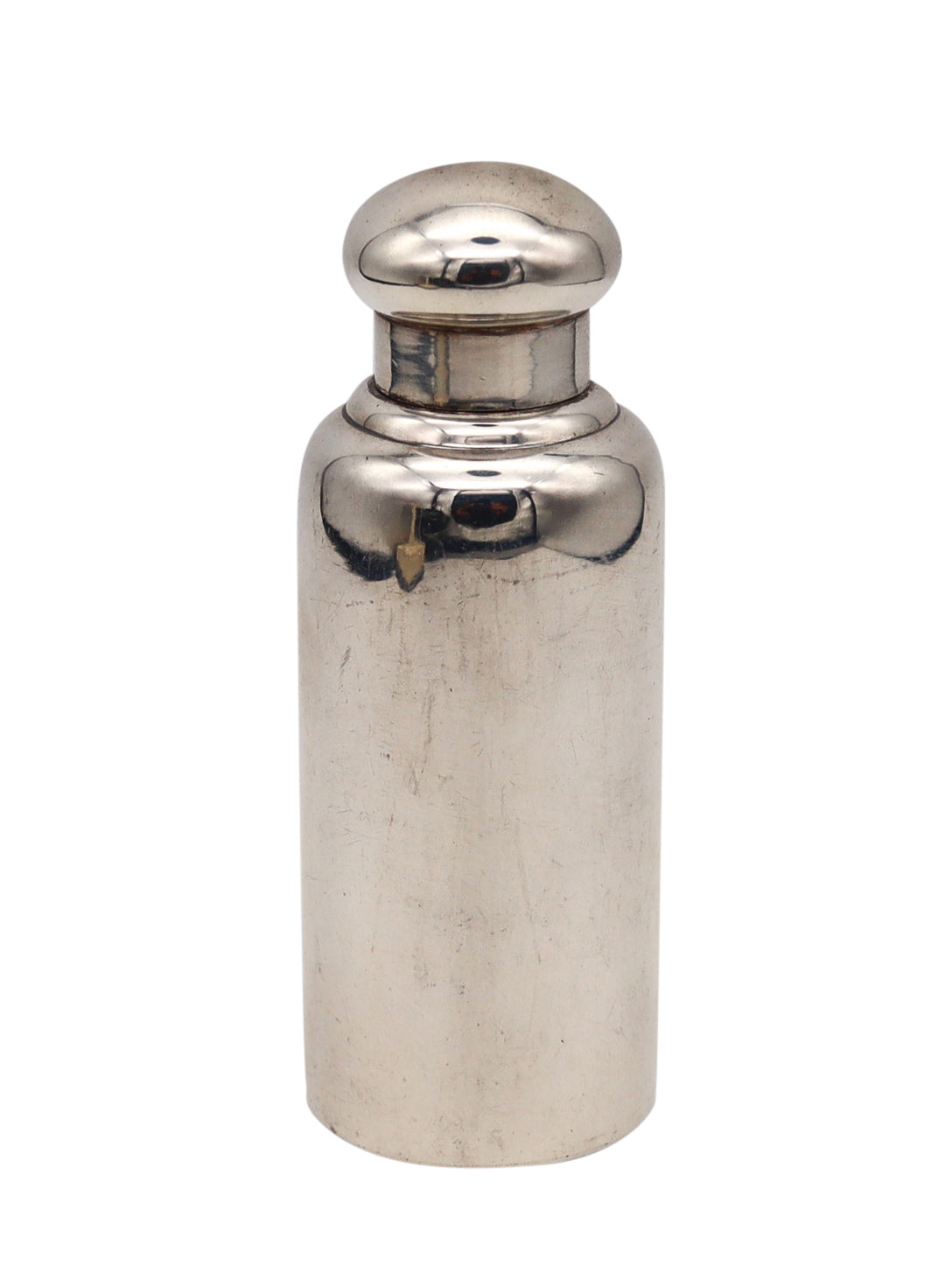 *Tiffany & Co. 1910 Art Deco Perfume Flask Bottle In Solid 925 Sterling Silver