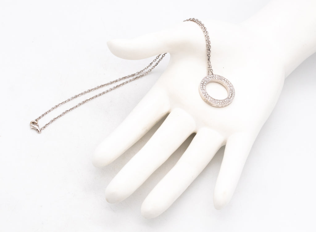 Cartier Love Necklace Interlocking 18k White Gold Estate Fine Jewelry –  Sophie Jane