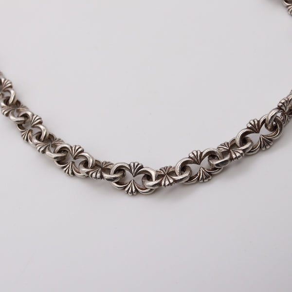 *Buccellati Milano 1970 Vintage long Chain Necklace in solid .925 Sterling Silver