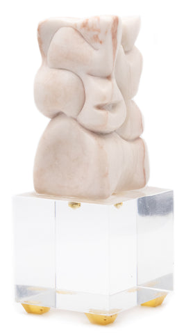 MODERNIST 1960 MARBLE DESK SCULPTURE IN THE MANNER OF JEAN ARP