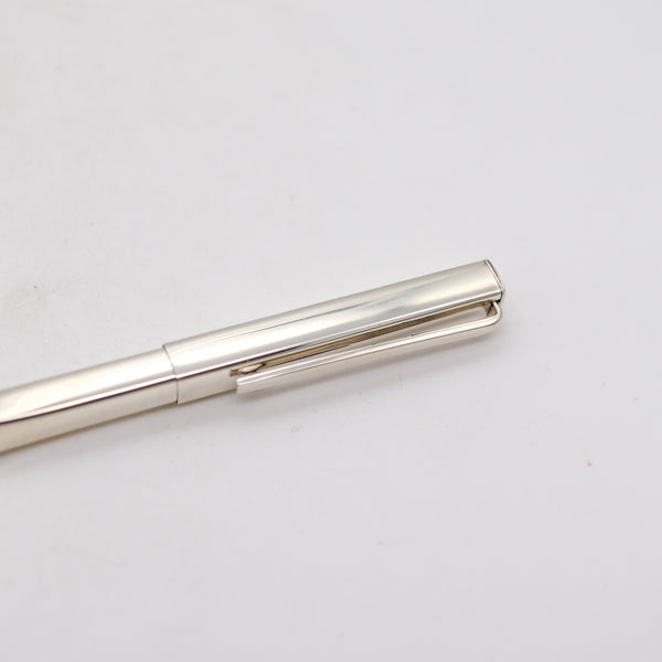 Tiffany Co. 1981 Angela Cummings Aerodynamic Twisted Pen In .925 Sterling Silver