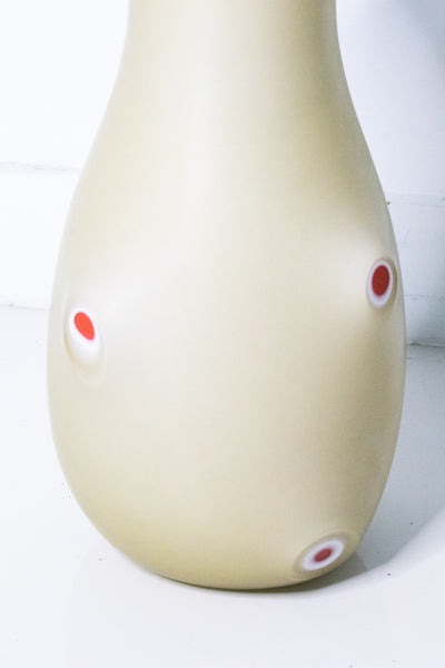 Venini By Emmanuel Babled 2004 Women Torso Tall Vase In Cased Art Glass