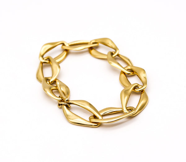 -Tiffany & Co. 1978 By Elsa Peretti Rare Aegean Links Bracelet In 18Kt Yellow Gold