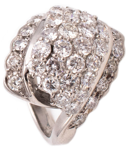 PLATINUM MODERN COCKTAIL RING WITH 2.16 CARATS IN VS DIAMONDS