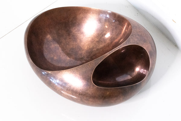 STEVE COZZOLINO 2010 FOR NAMBE COPPER SCULPTURAL DISH