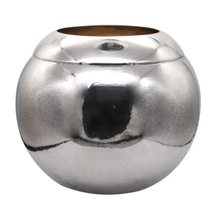 Asprey London Massive Modernist Decorative Vase In Solid 925 Sterling Silver