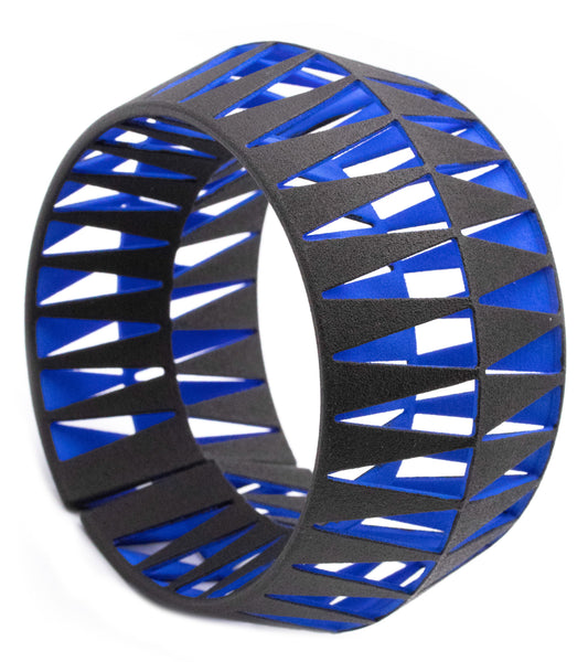 MATTEO ZORZENONI FOR MAISON 203 TRIBU COLLECTION 3D OPTICAL CUFF BRACELET